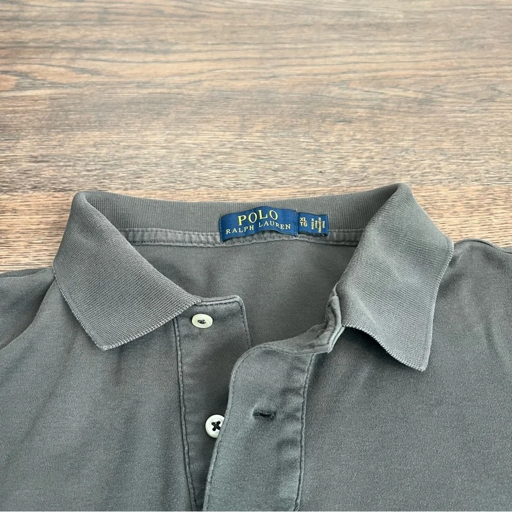 Polo Ralph Lauren Men’s Classic Fit Polo Shirt XL Charcoal Grey / Blue Pony Logo